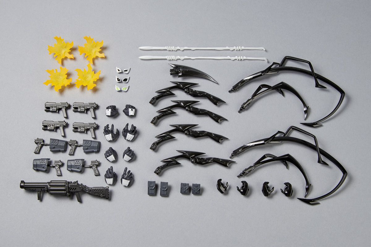 Revoltech Amazing Yamaguchi Agent Venom Action Figure Reissue + Exclusive Parts