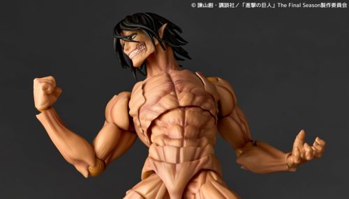 Revoltech Amazing Yamaguchi Attack on Titan Figure (2025 Reissue) with Bonus Parts