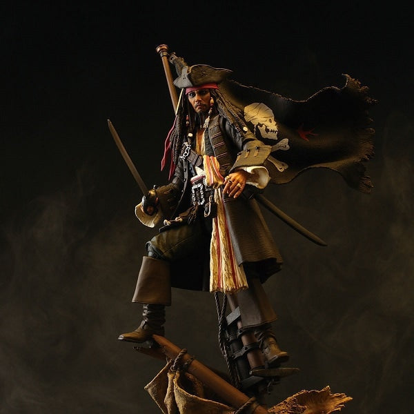 Revoltech Jack Sparrow Action Figure Pirates of the Caribbean by Kaiyodo