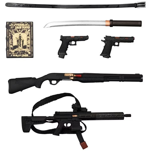 MAFEX No.233 John Wick Ch.3 Keanu Reeves Black Figure Medicom Toy PARABELLUM