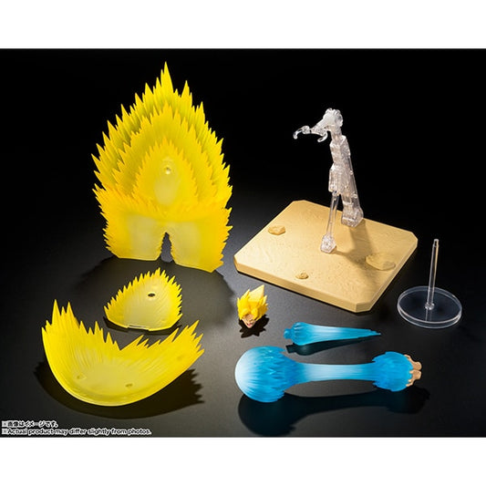S.H.Figuarts Super Saiyan Son Goku Kamehameha Effect Parts Set