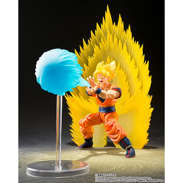 S.H.Figuarts Super Saiyan Son Goku Kamehameha Effect Parts Set