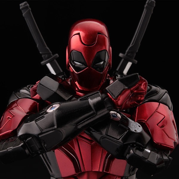 USED Fighting Armor Deadpool Non-Scale Diecast ABS Complete Set from Japan.