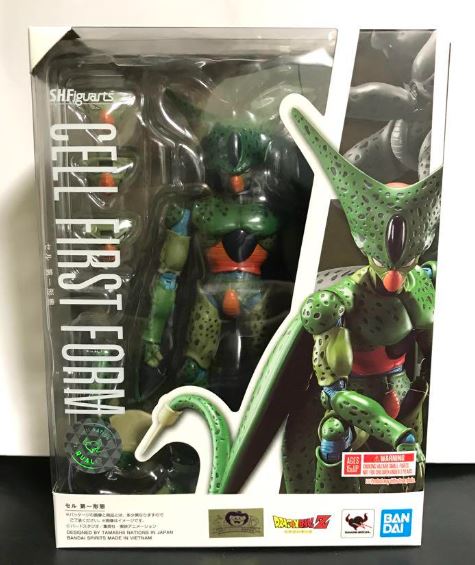 S.H.Figuarts Dragon Ball Z Cell First Form ABS PVC Action Figure Bandai Spirits