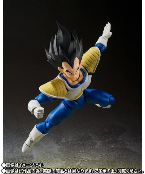 BANDAI S.H.Figuarts Dragon Ball Z Vegeta 24000 Combat Power Action Figure
