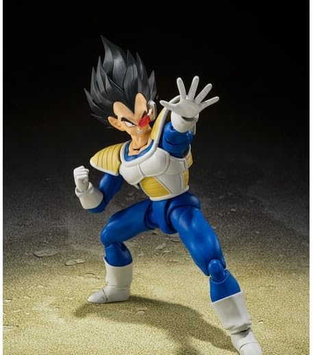 BANDAI S.H.Figuarts Dragon Ball Z Vegeta 24000 Combat Power Action Figure