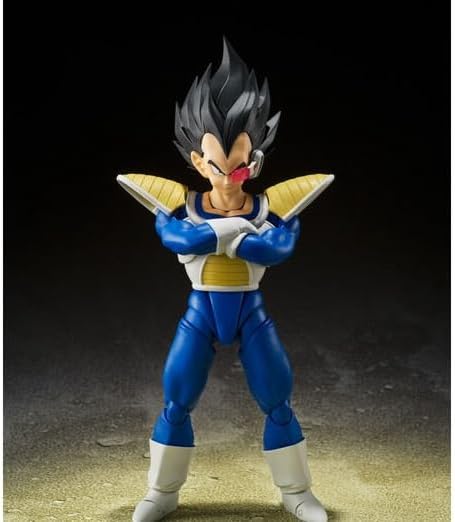 BANDAI S.H.Figuarts Dragon Ball Z Vegeta 24000 Combat Power Action Figure