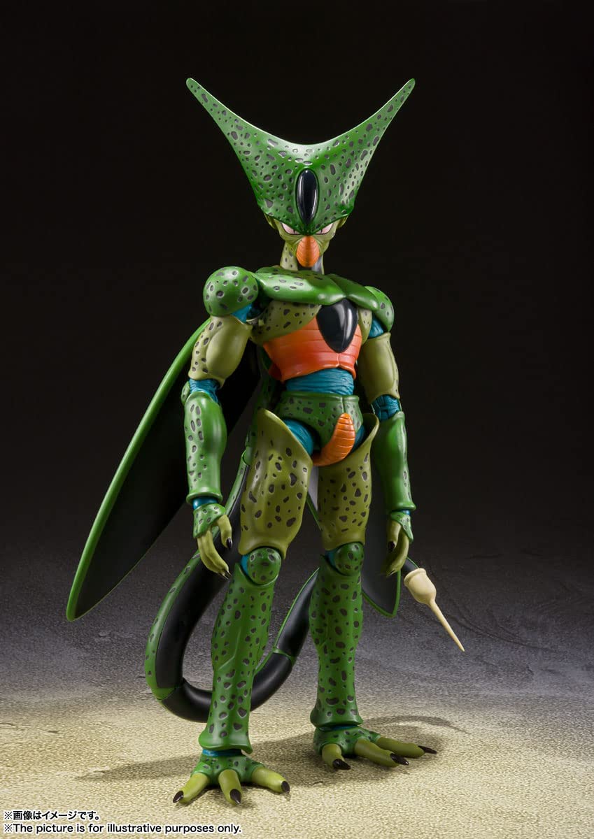 S.H.Figuarts Dragon Ball Z Cell First Form ABS PVC Action Figure Bandai Spirits