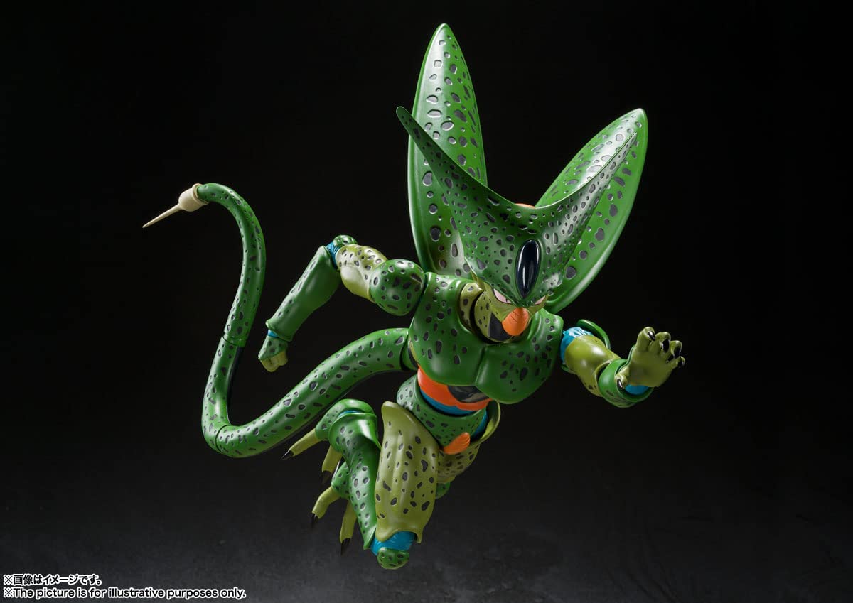 S.H.Figuarts Dragon Ball Z Cell First Form ABS PVC Action Figure Bandai Spirits