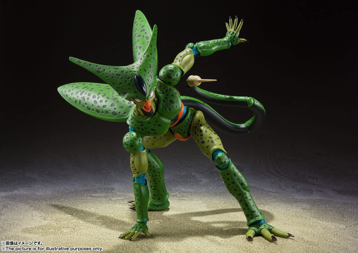 S.H.Figuarts Dragon Ball Z Cell First Form ABS PVC Action Figure Bandai Spirits