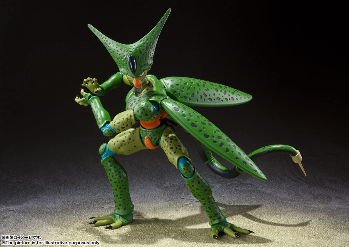 S.H.Figuarts Dragon Ball Z Cell First Form ABS PVC Action Figure Bandai Spirits