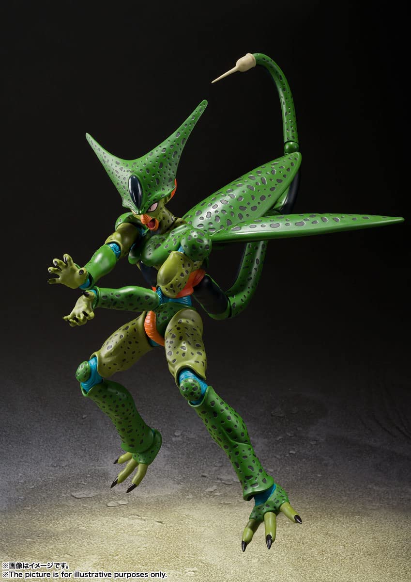 S.H.Figuarts Dragon Ball Z Cell First Form ABS PVC Action Figure Bandai Spirits