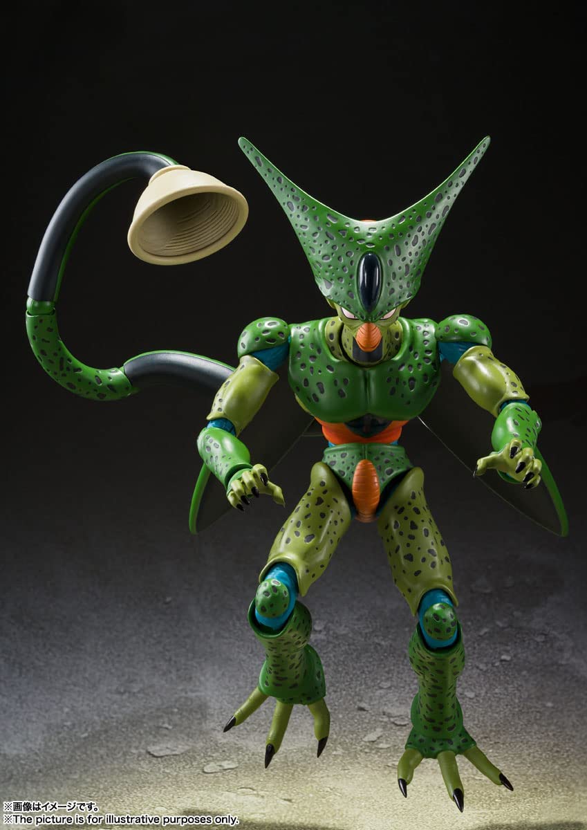 S.H.Figuarts Dragon Ball Z Cell First Form ABS PVC Action Figure Bandai Spirits