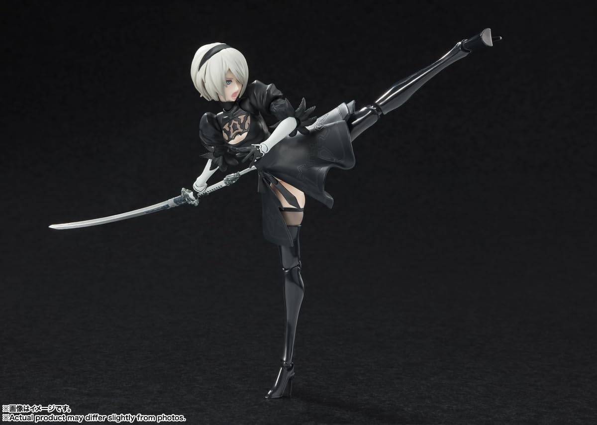 S.H.Figuarts 2B Figure Anime NieR:Automata Ver1.1a BANDAI