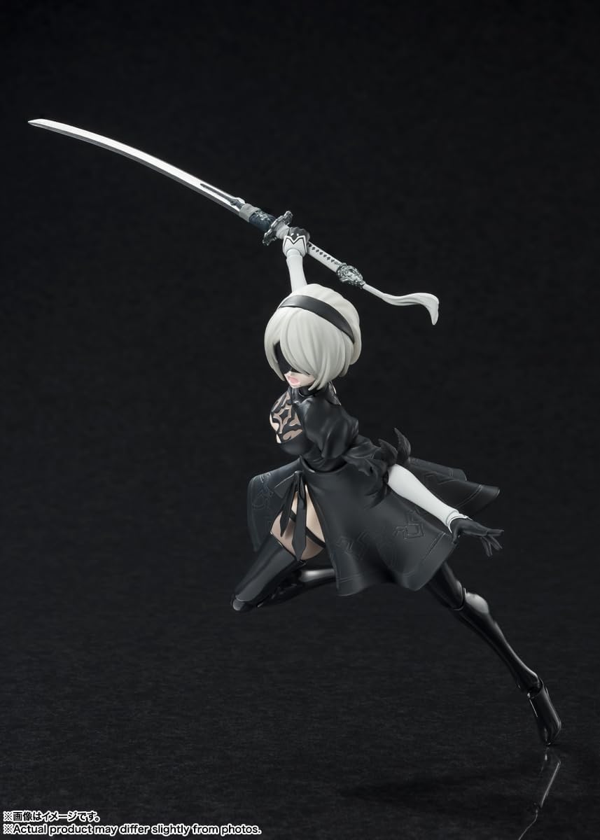 S.H.Figuarts 2B Figure Anime NieR:Automata Ver1.1a BANDAI