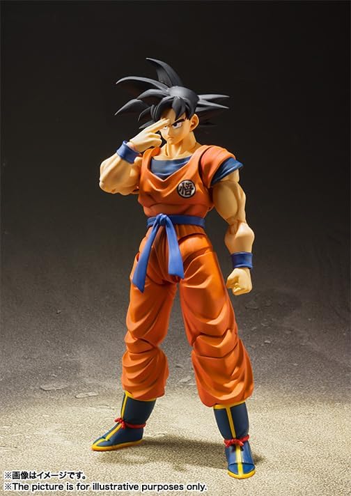S.H.Figuarts DRAGONBALL Z Son Goku Saiyan Grown On Earth Action Figure