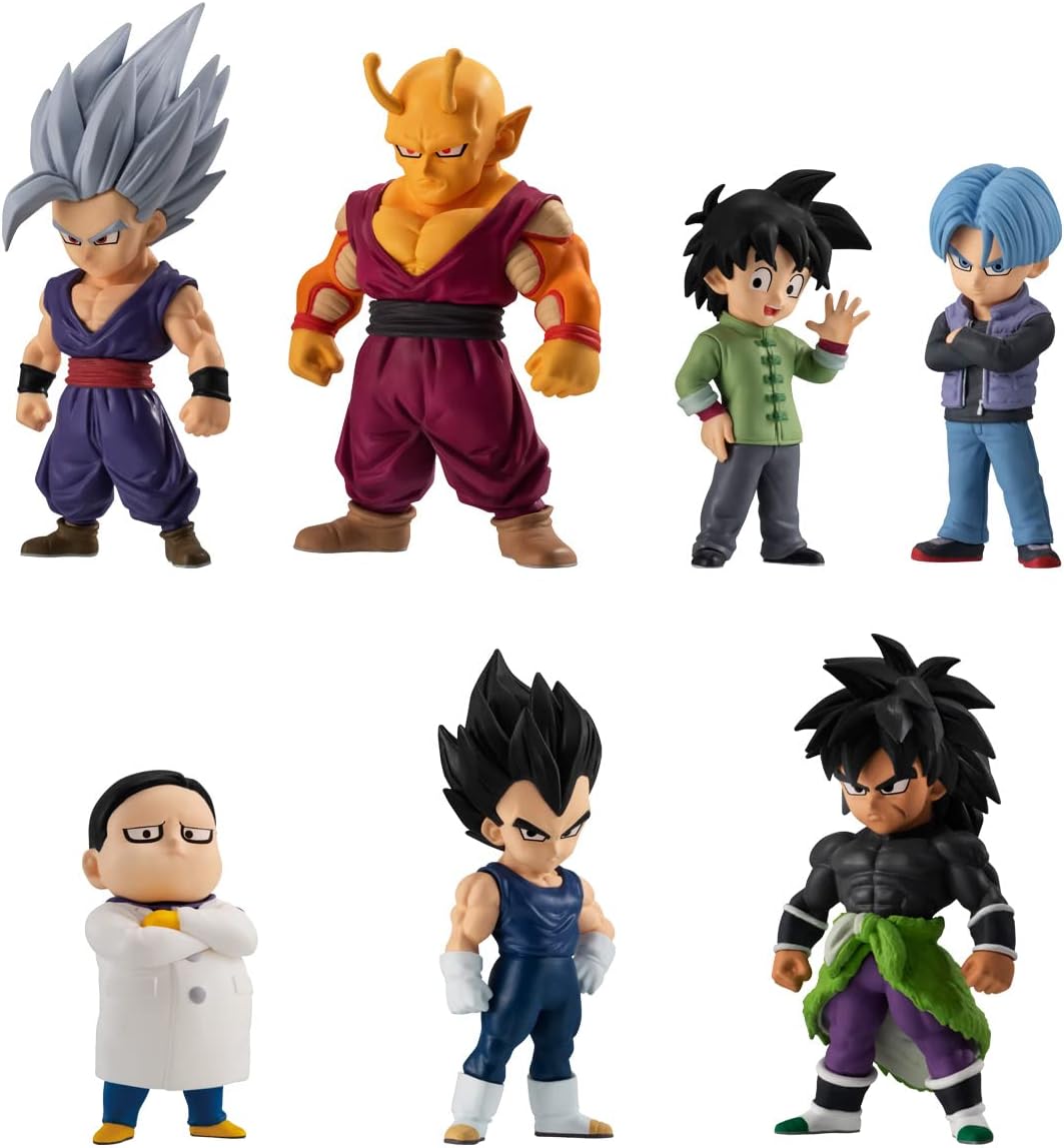 Bandai Adverge 16 Dragon Ball Figure Set: Gohan Goten Vegeta Trunks Broly 7 Type