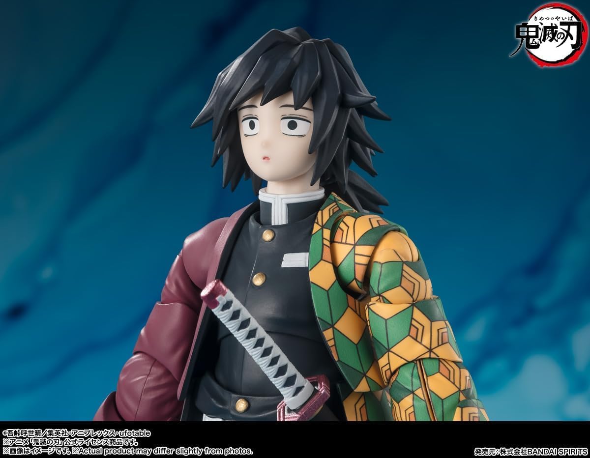 S.H.Figuarts Giyu Tomioka Demon Slayer Kimetsu no Yaiba Action Figure Reissue from Japan
