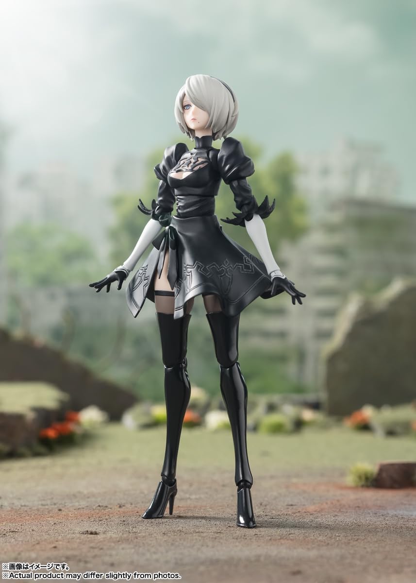 S.H.Figuarts 2B Figure Anime NieR:Automata Ver1.1a BANDAI