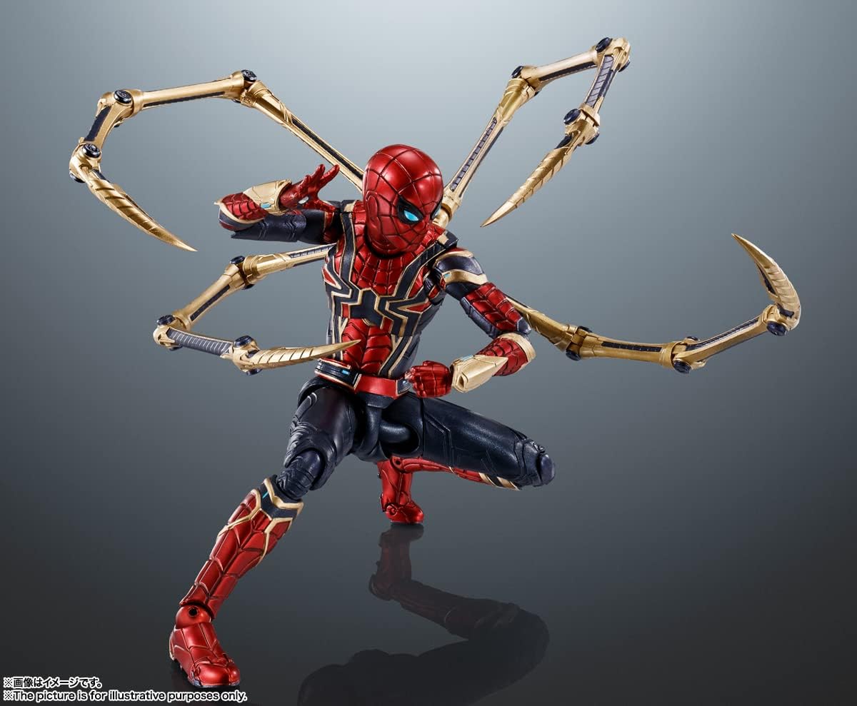 Bandai S.H.Figuarts Iron Spider Spider-Man No Way Home Reissue Figure from Japan