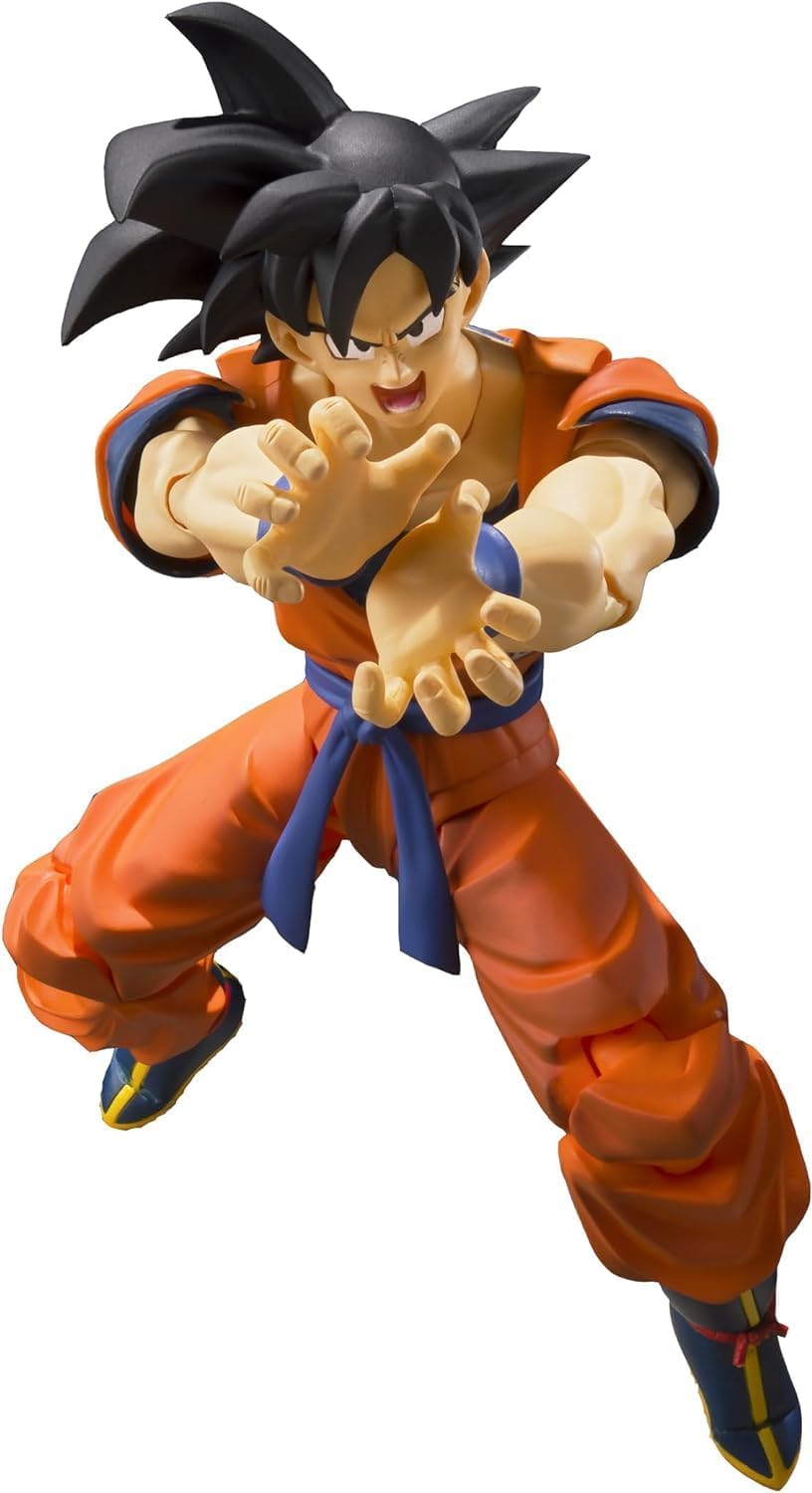 S.H.Figuarts DRAGONBALL Z Son Goku Saiyan Grown On Earth Action Figure