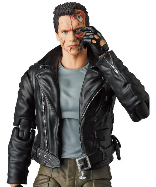 Mafex No.199 T-800 T2 Ver Terminator 2 Judgment Day Action Figure Medicom Toy
