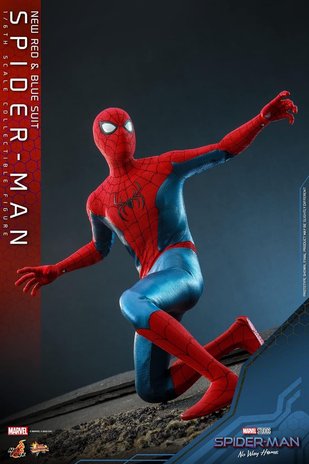 Hot Toys Movie Masterpiece Spider-Man: No Way Home Spider-Man (New Red & Blue Suit) 1/6 Scale Figure