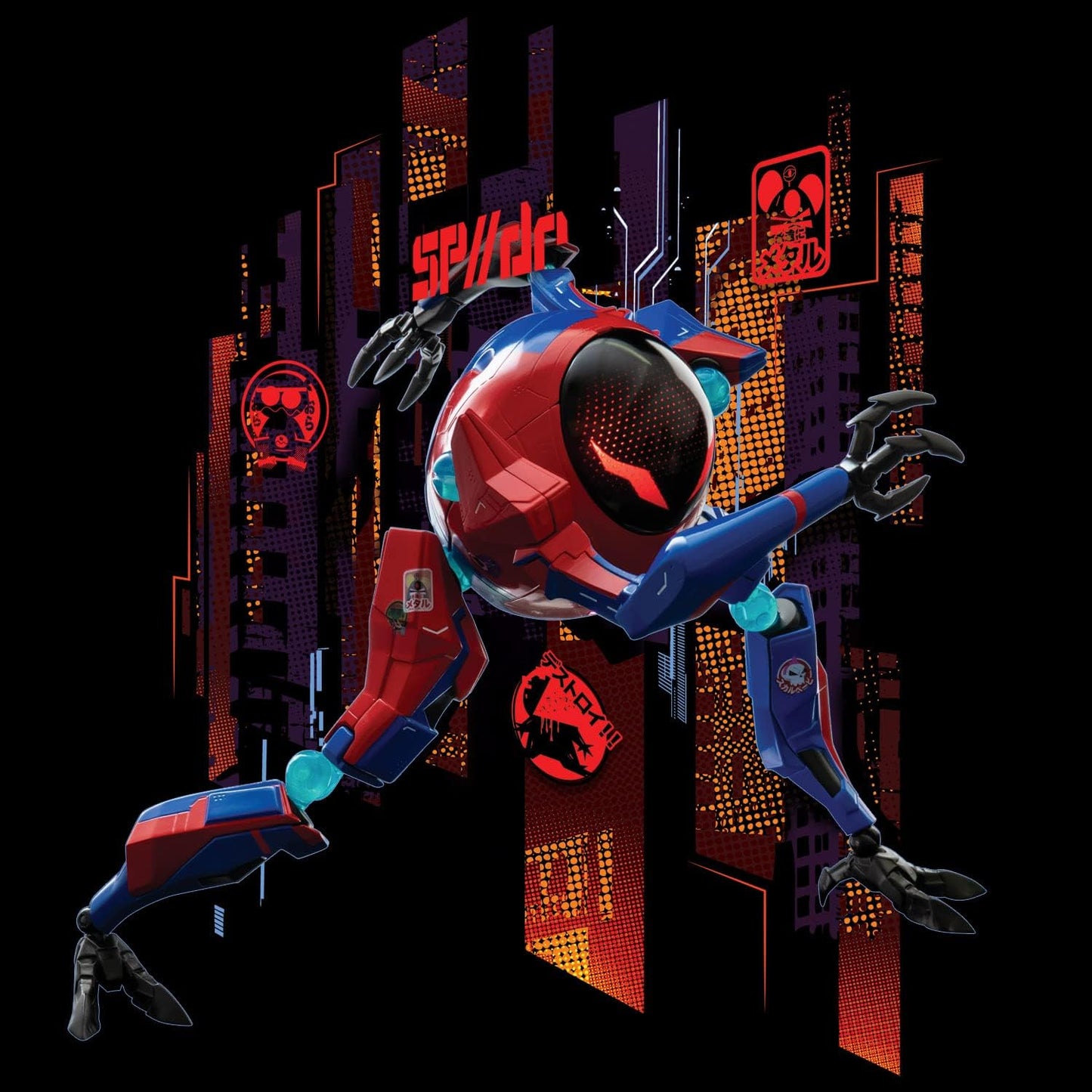 Spider-Man Spider-Verse SV Action Peni Parker SP//dr ABS PVC Action Figure Toy