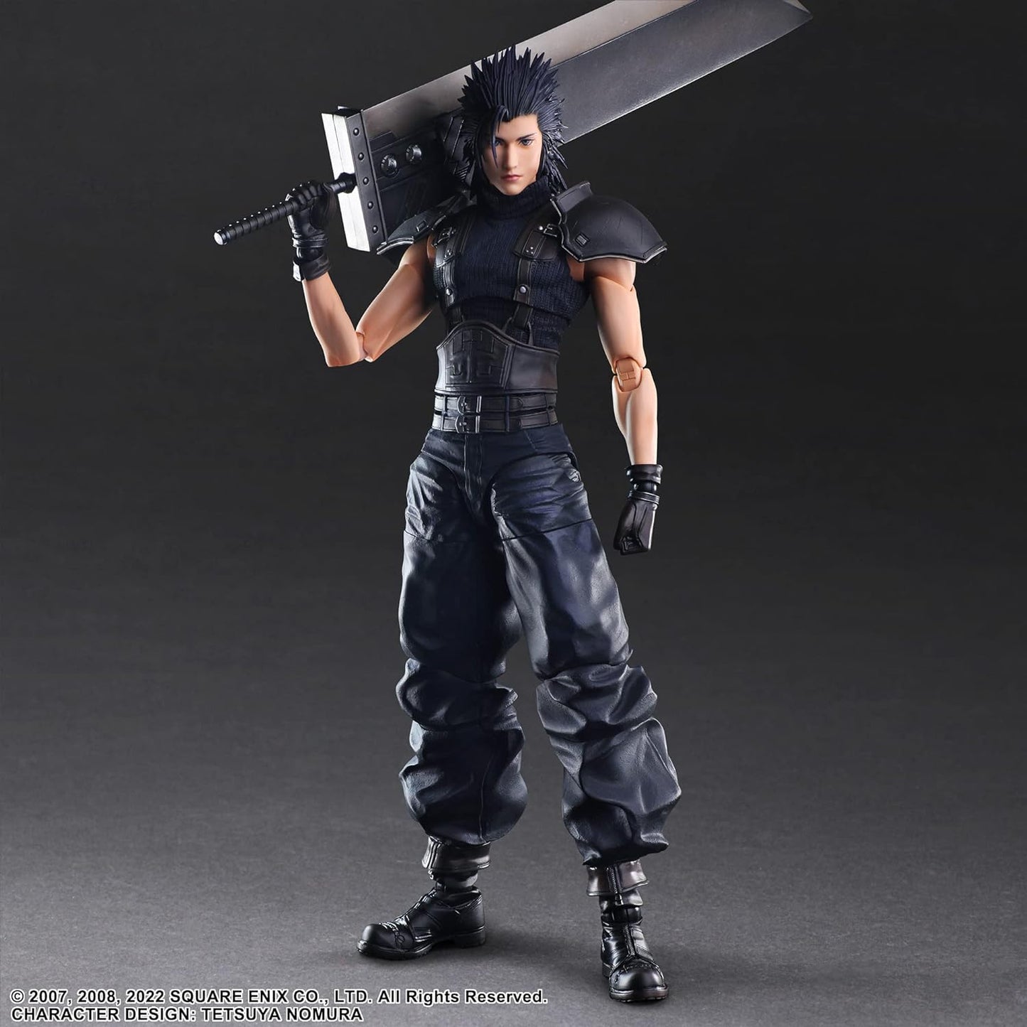 CrisisCore Final FantasyVII Reunion PLAYARTS Zack Fair Soldier 1st Action Figure