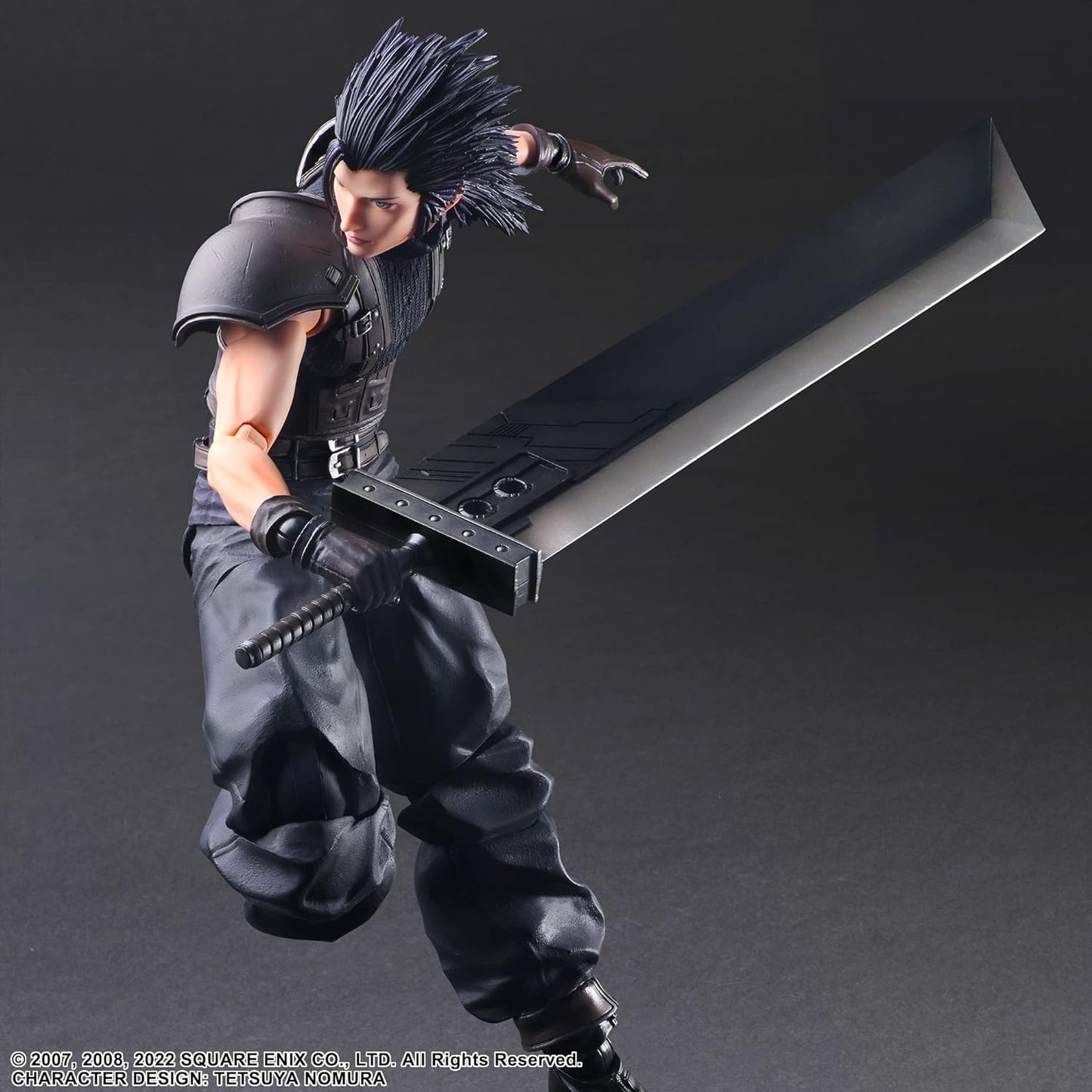 CrisisCore Final FantasyVII Reunion PLAYARTS Zack Fair Soldier 1st Action Figure