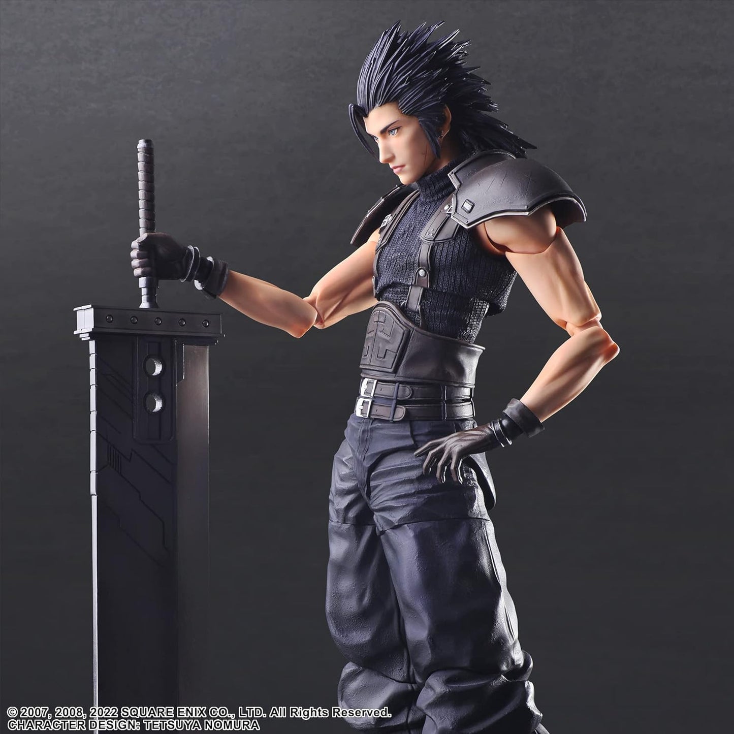 CrisisCore Final FantasyVII Reunion PLAYARTS Zack Fair Soldier 1st Action Figure