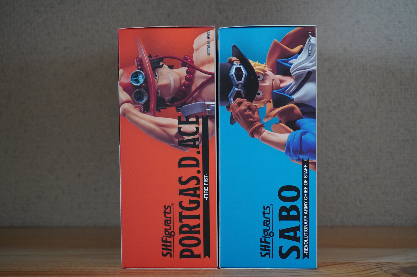 S.H.Figuarts Portgas D. Ace Fire Fist & Sabo Revolutionary Army Commander Figure
