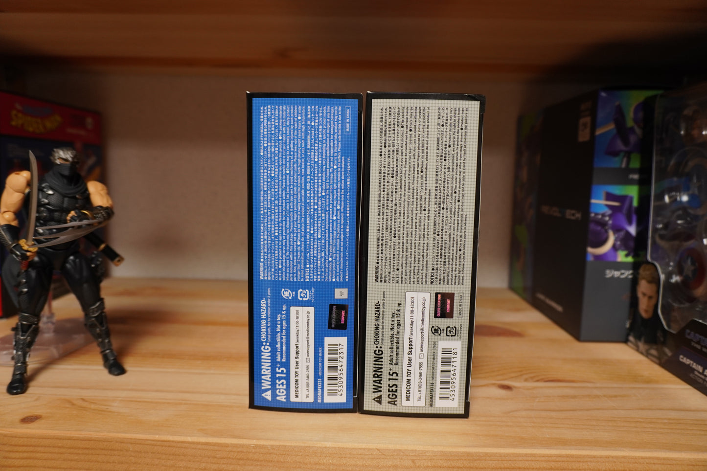 MAFEX IRON MAN Stealth Ver. No.231 & CARNAGE Comic Ver. No.118 Action Figure Set