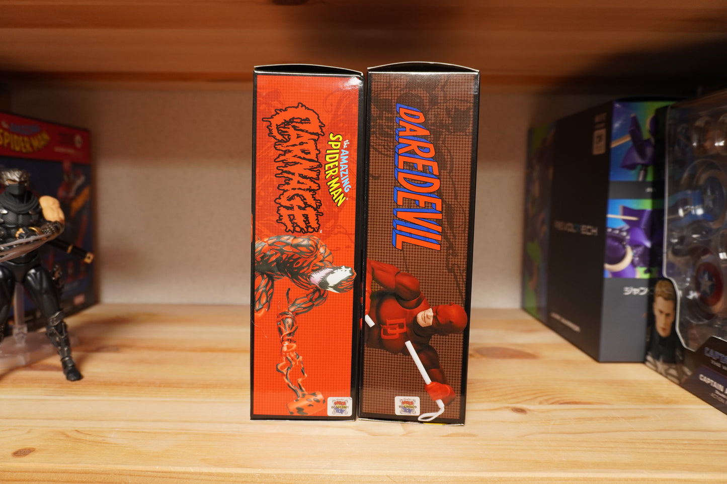 MAFEX CARNAGE Comic Ver. No.118 & DAREDEVIL Comic Ver. No.223 Figure Set