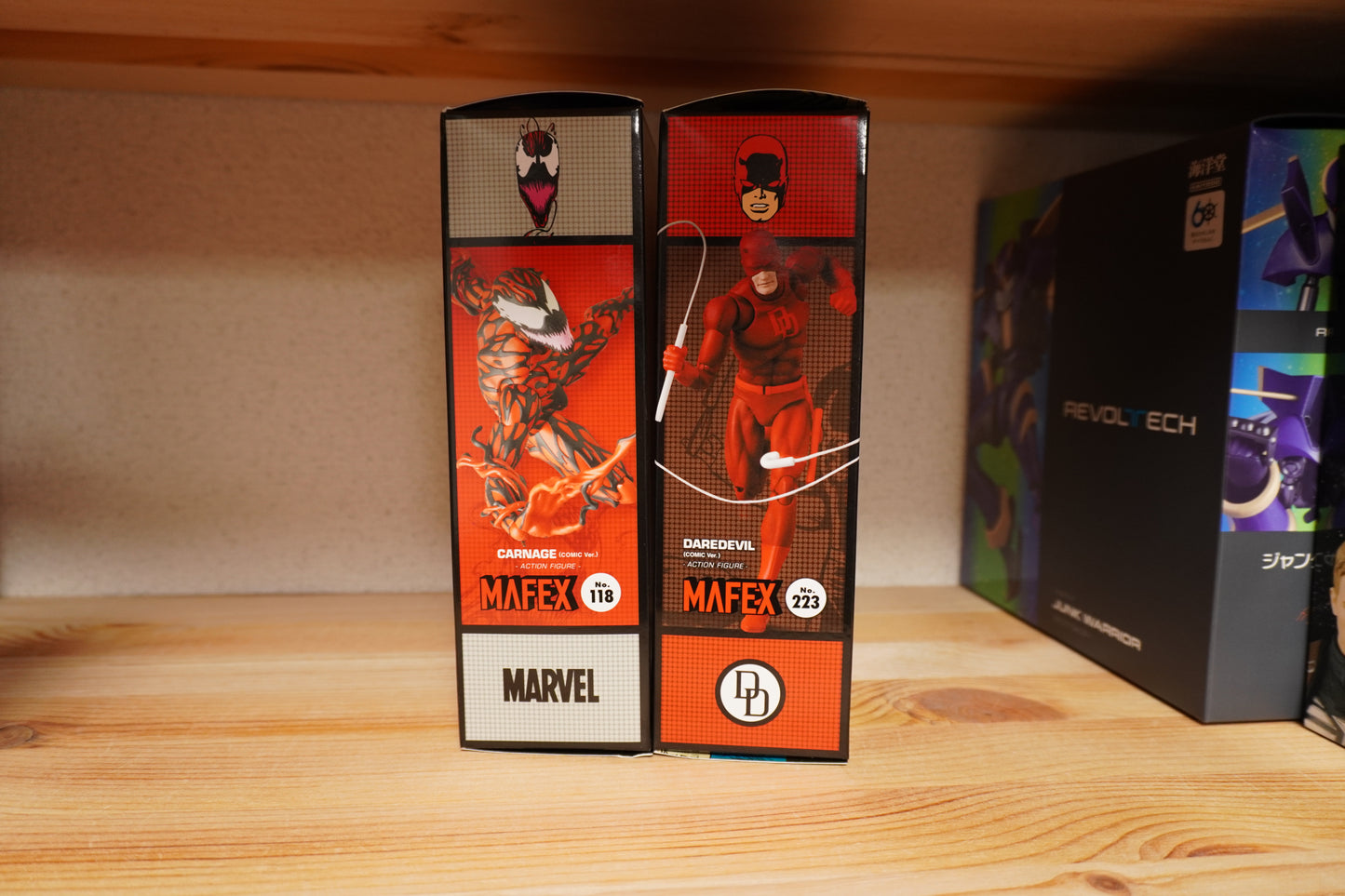 MAFEX CARNAGE Comic Ver. No.118 & DAREDEVIL Comic Ver. No.223 Figure Set