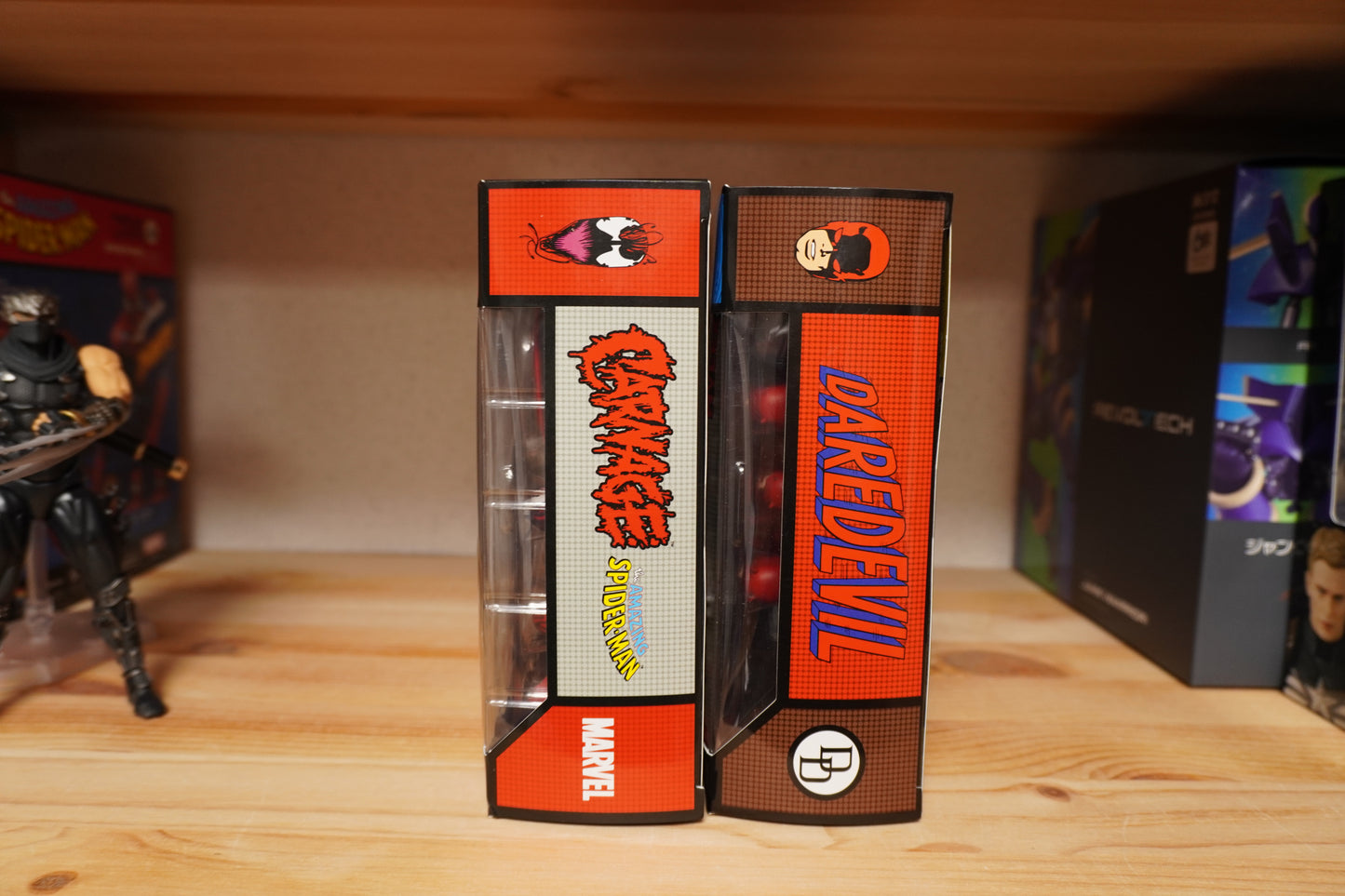 MAFEX CARNAGE Comic Ver. No.118 & DAREDEVIL Comic Ver. No.223 Figure Set