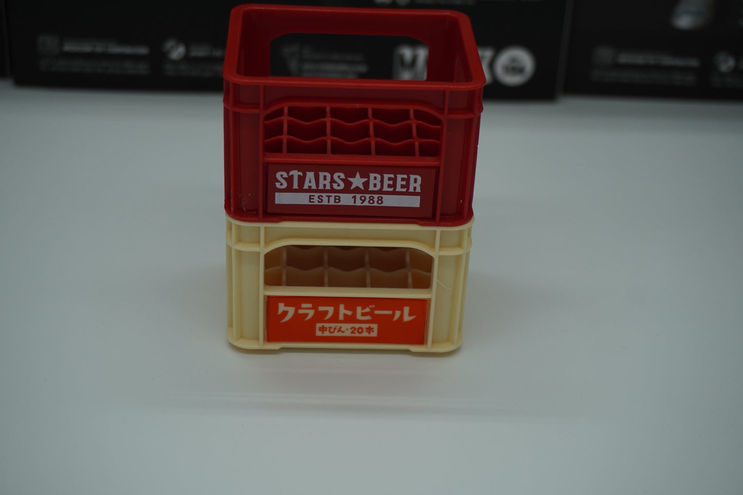 Miniature Beer Crates Concrete Pipe & Toilet Set 5-Piece Figure Set Made in JPN