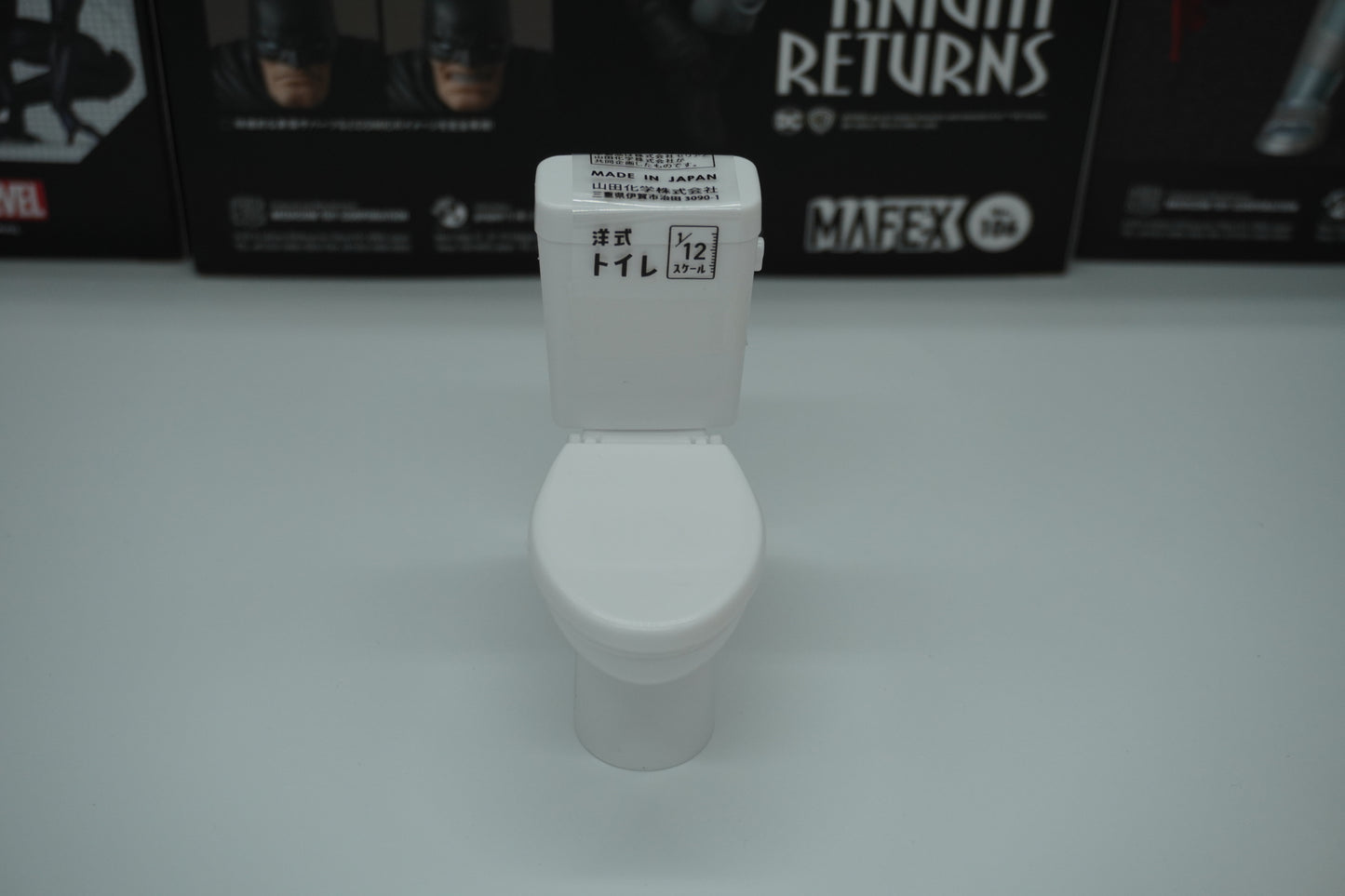 Miniature Beer Crates Concrete Pipe & Toilet Set 5-Piece Figure Set Made in JPN