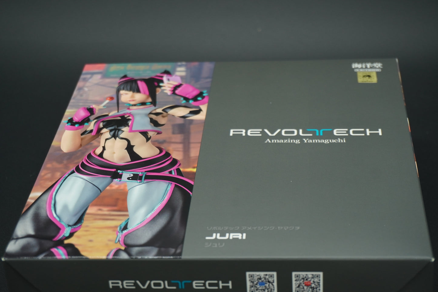 Revoltech Amazing Yamaguchi Juri Street Fighter 6 Action Figure Bonus Parts JPN