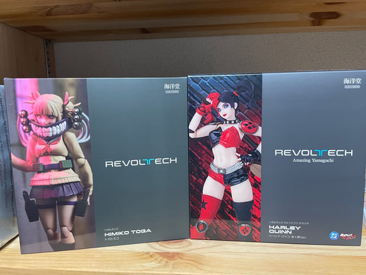 Revoltech Amazing Yamaguchi Toga Himiko Harley Quinn Red Black Ver. Figure JAPAN