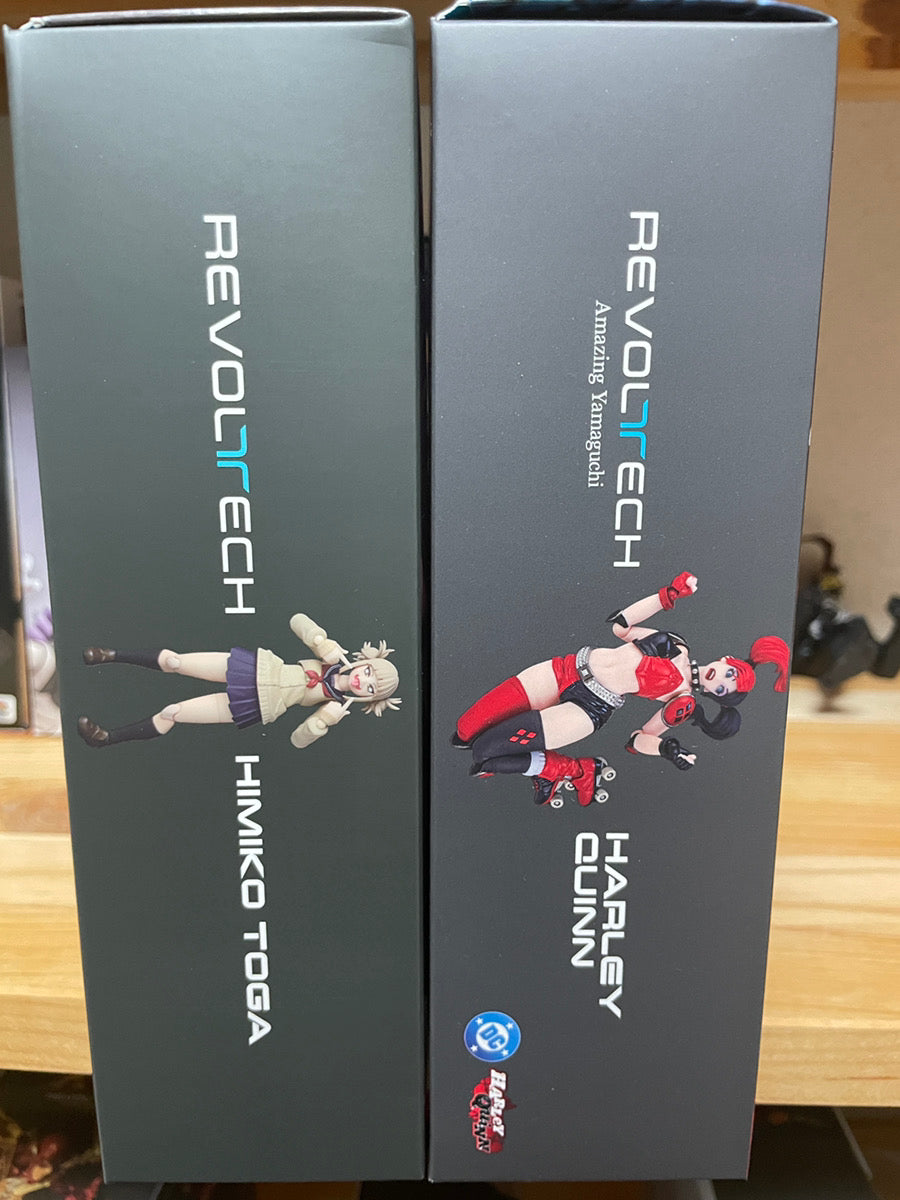 Revoltech Amazing Yamaguchi Toga Himiko Harley Quinn Red Black Ver. Figure JAPAN
