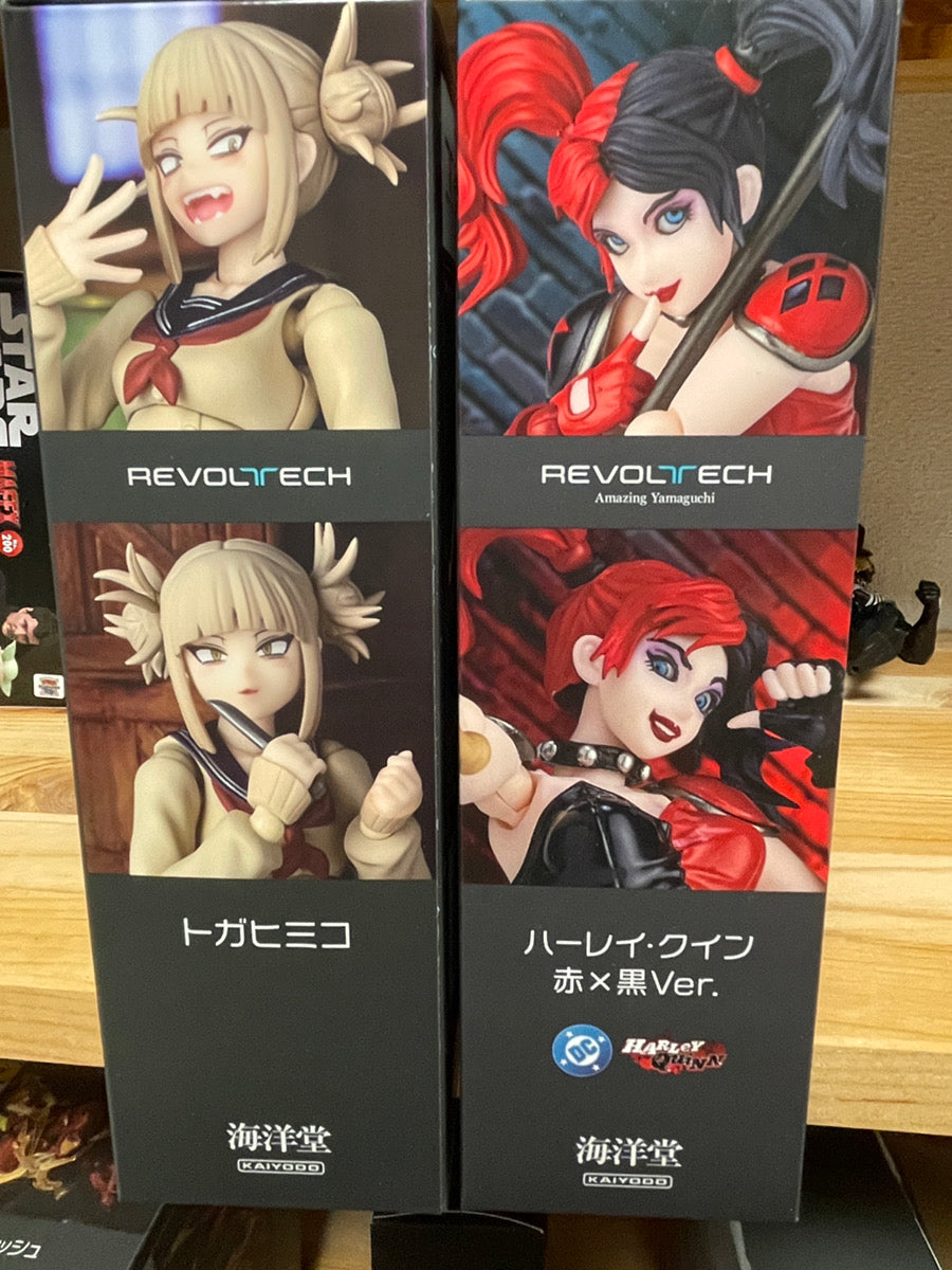 Revoltech Amazing Yamaguchi Toga Himiko Harley Quinn Red Black Ver. Figure JAPAN