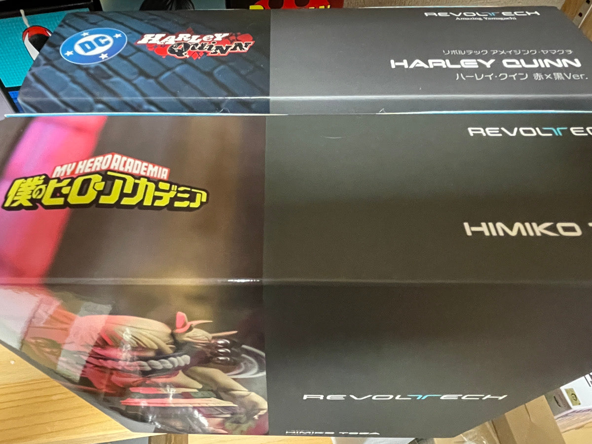 Revoltech Amazing Yamaguchi Toga Himiko Harley Quinn Red Black Ver. Figure JAPAN
