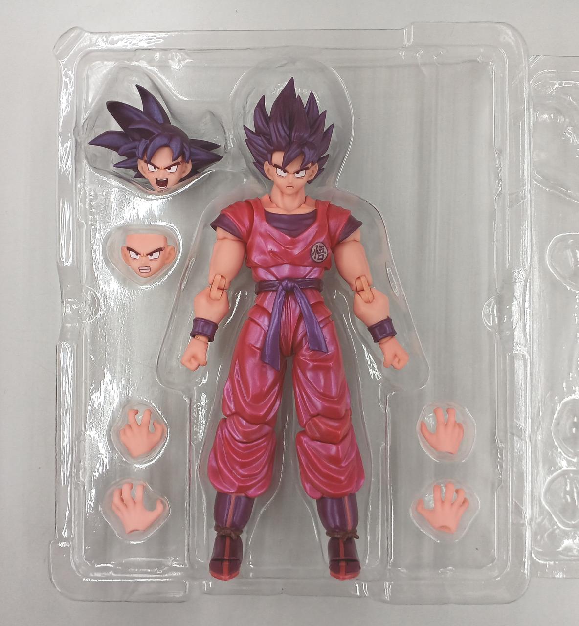 BANDAI Dragon Ball Z S.H.Figuarts Son Goku Kaio-Ken Action Figure USED