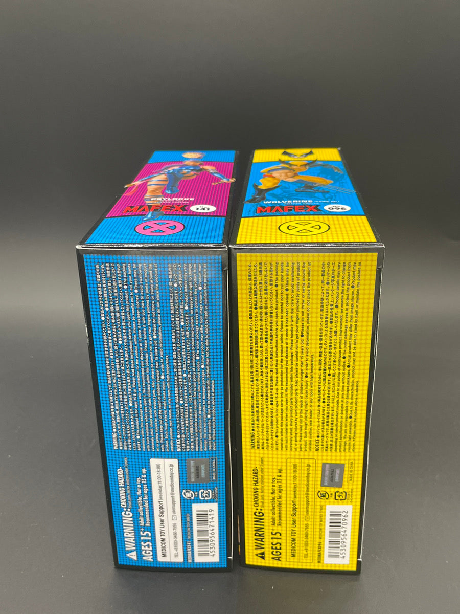 MAFEX Psylocke No.141 Wolverine No.096 X-Men Comic Ver Figure Set from Japan