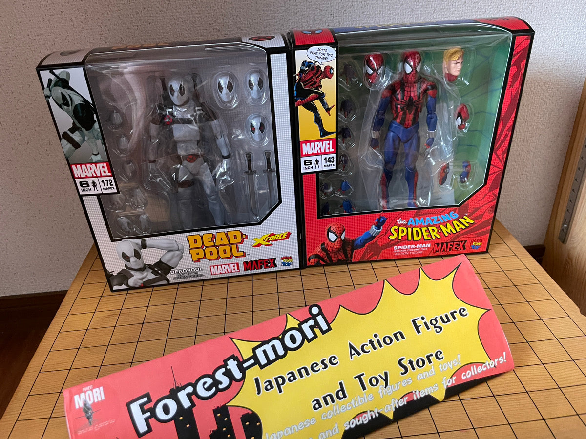 MEDICOM TOY MAFEX No.172 Deadpool X-Force Ver. & No.143 Ben Reilly Spider-Man