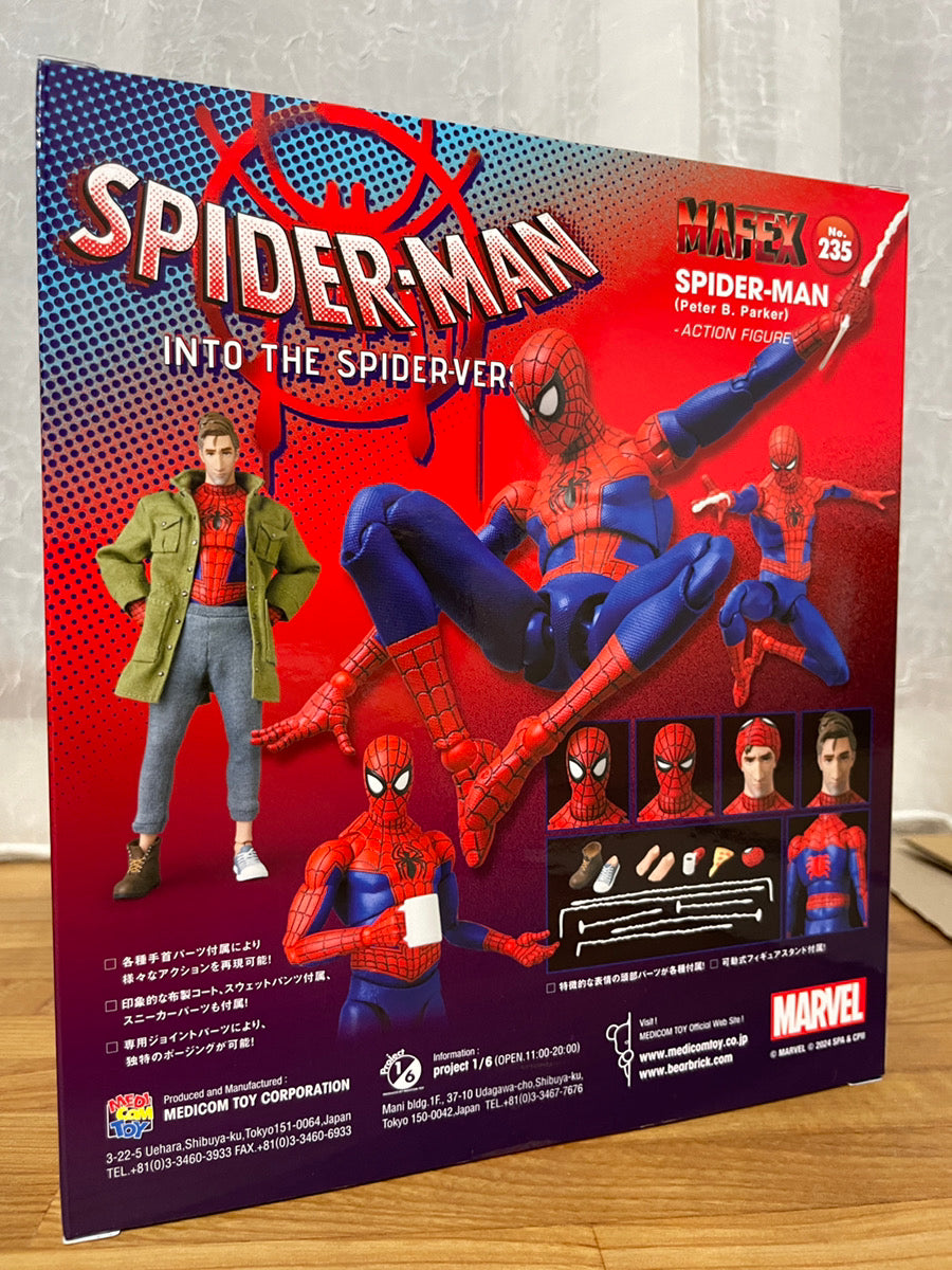 Medicom Toy MAFEX No.235 Spider-Man (Peter B. Parker) RENEWAL Ver. Action Figure