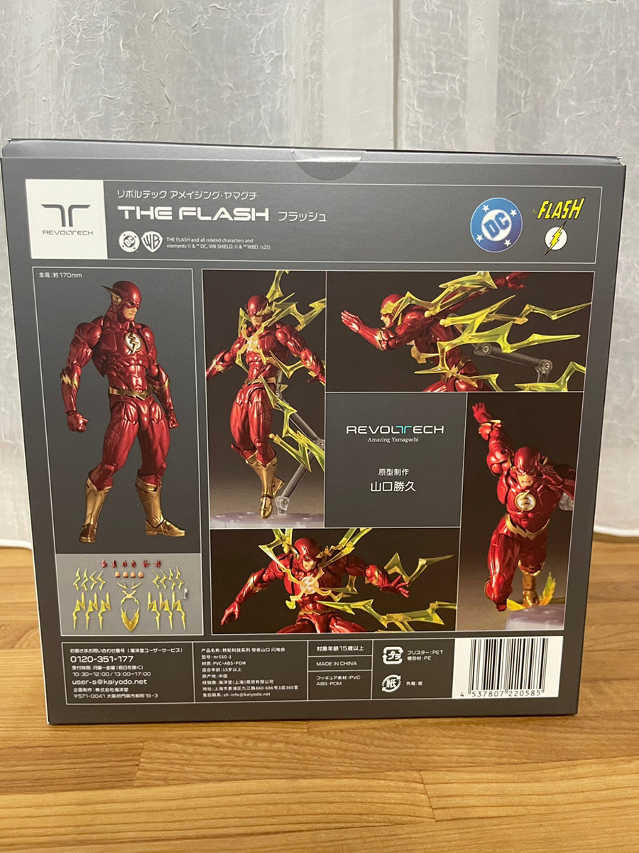 Revoltech Amazing Yamaguchi The Flash DC Comics Figure w/ Bonus Parts April 2025