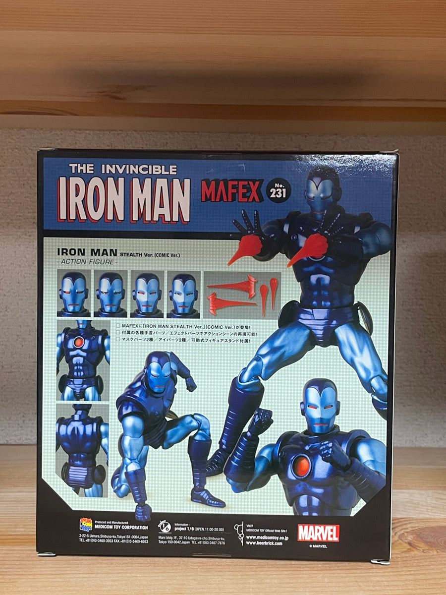 MAFEX No.231 IRON MAN (STEALTH Ver.) Medicom Toy Action Figure