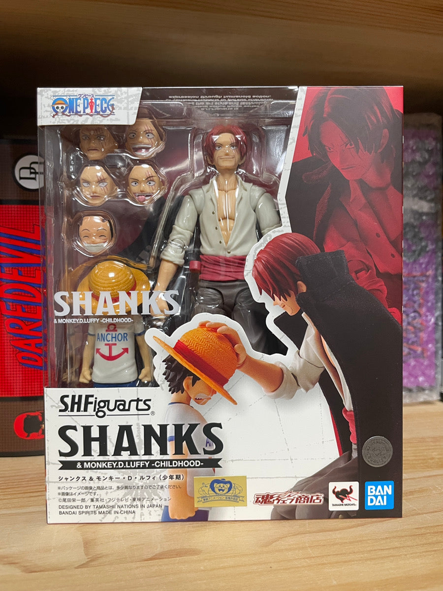 S.H.Figuarts Shanks & Monkey D. Luffy (Childhood Ver.) Action Figure